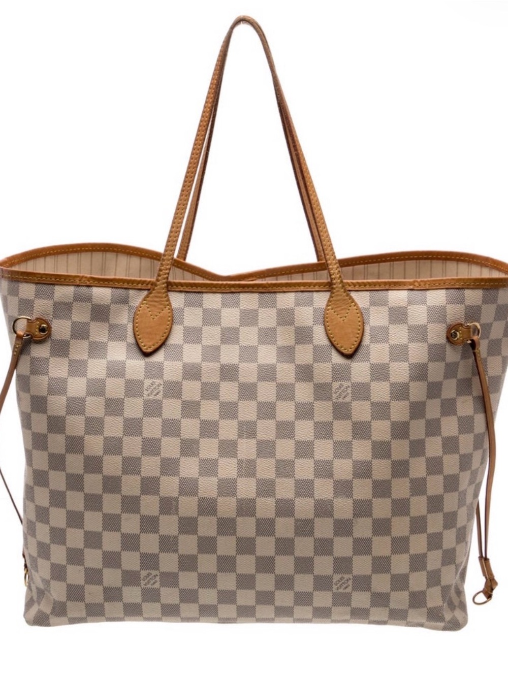 Louis Vuitton Damier Azur Canvas Tote GM Neverfull- Large size